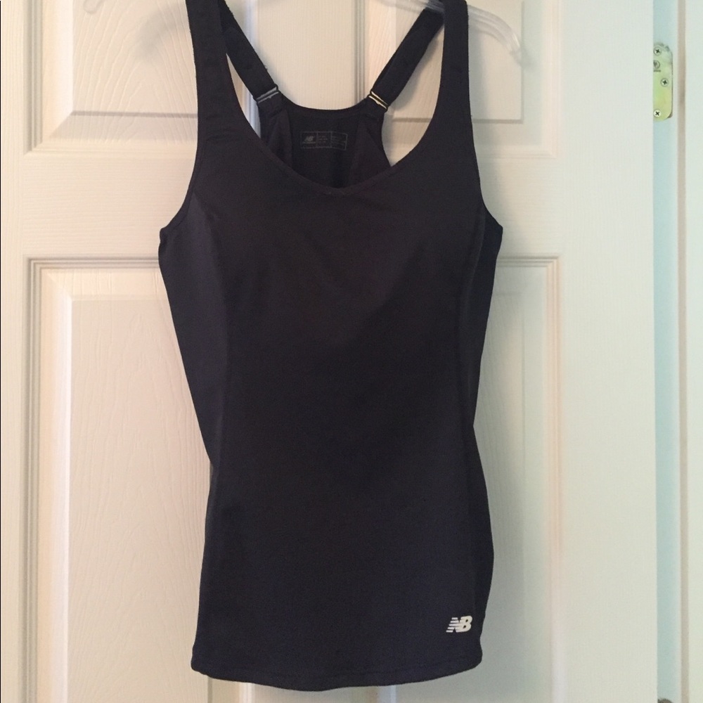 New Balance fitted top with built in bra-size 38D